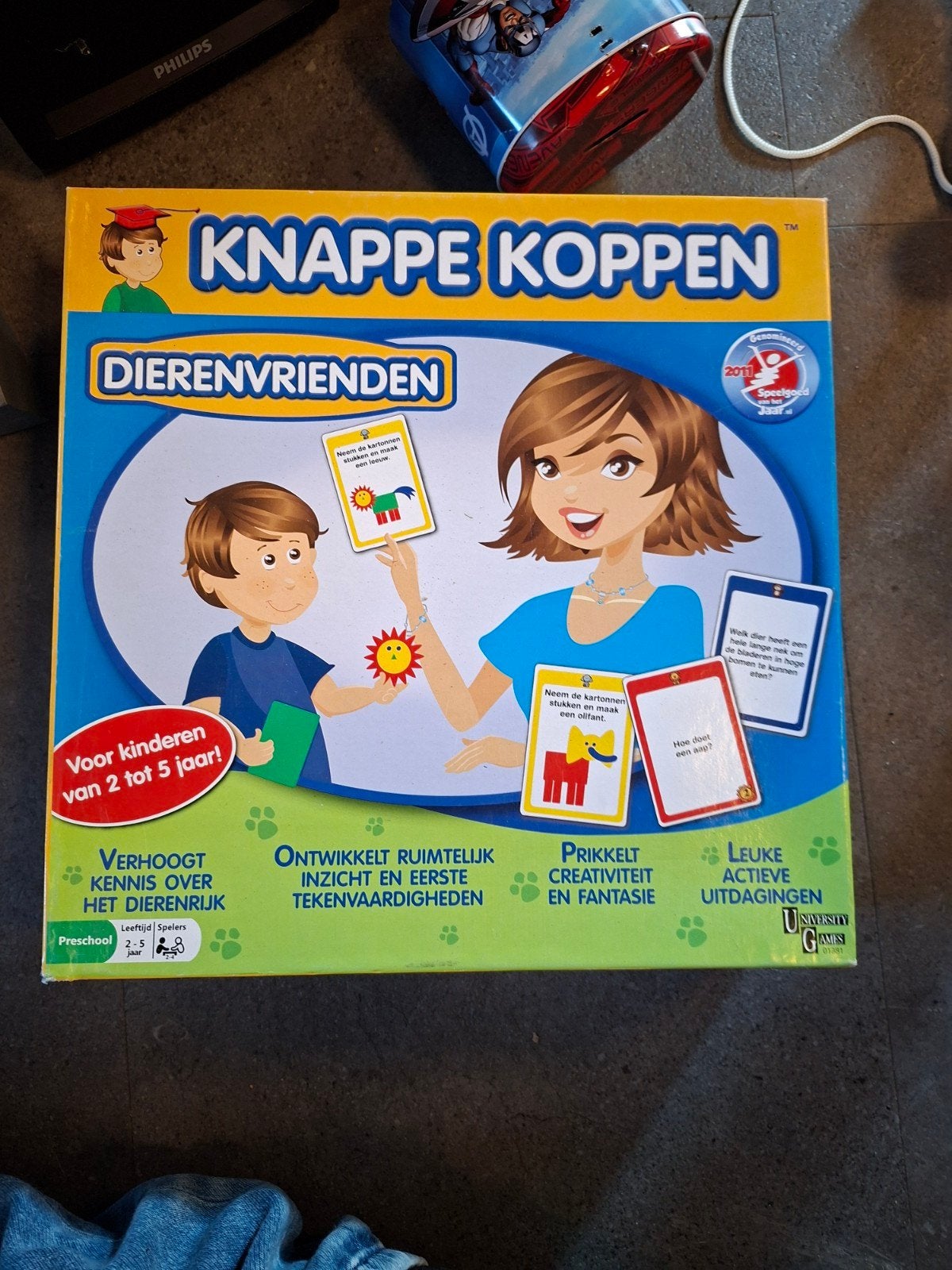 Knappe Koppen Dieren Vrienden - Educatief Spel 2-5 jaar, Ophalen, Gebruikt, Knutselen