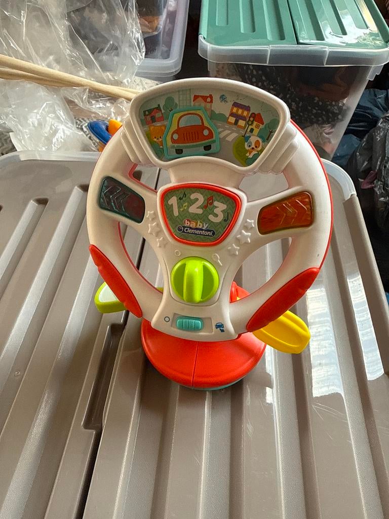 Baby Clementoni stuur met geluid, Ophalen, Gebruikt, Overige typen, Met geluid