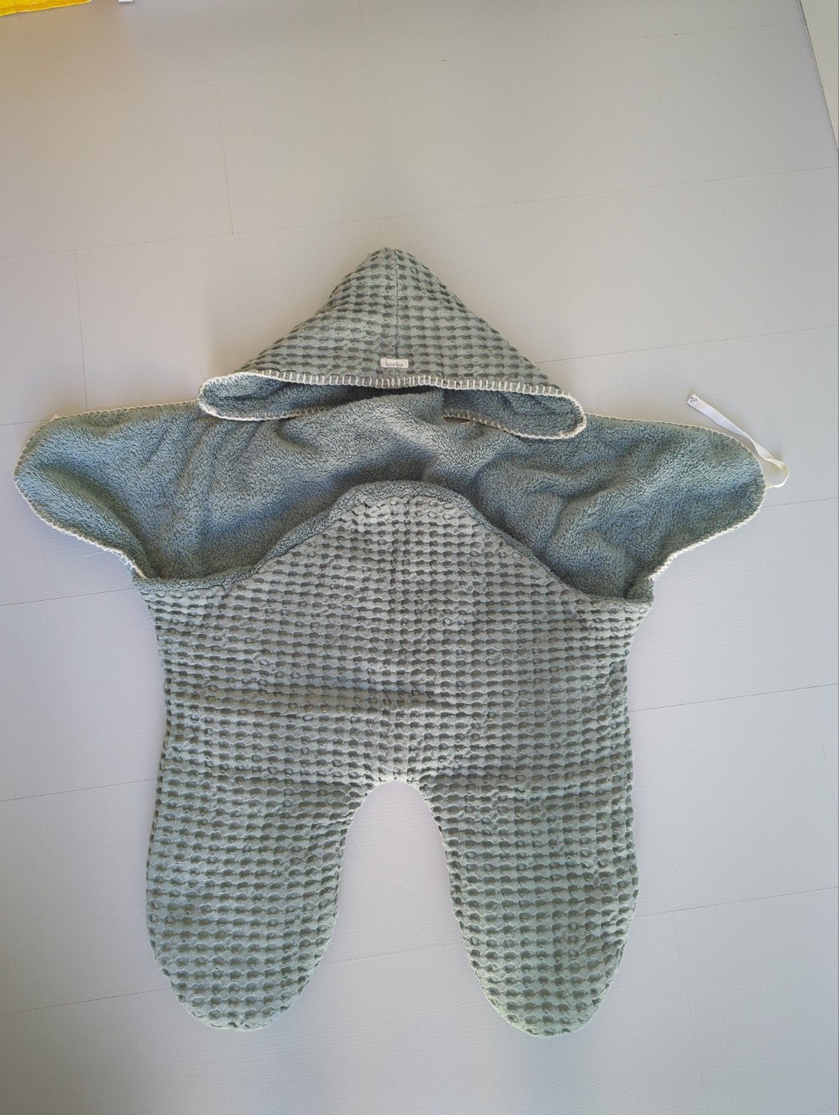 Koeka baby wikkeldoek wafelstof mintgroen, Ophalen of Verzenden, Zo goed als nieuw