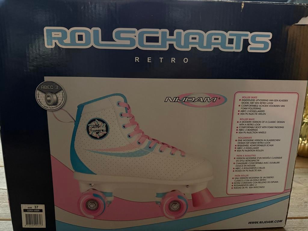 Nijdam Rolschaatsen Retro - Maat 37, Ophalen, Gebruikt, Kinderen