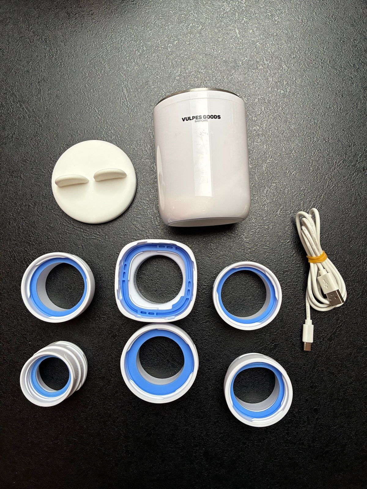 Vulpes Draagbare Flessenwarmer PRO 13200 mAh accu, Flessen- of potjesverwarmer, Nieuw, Vulpes Goods, Ophalen of Verzenden