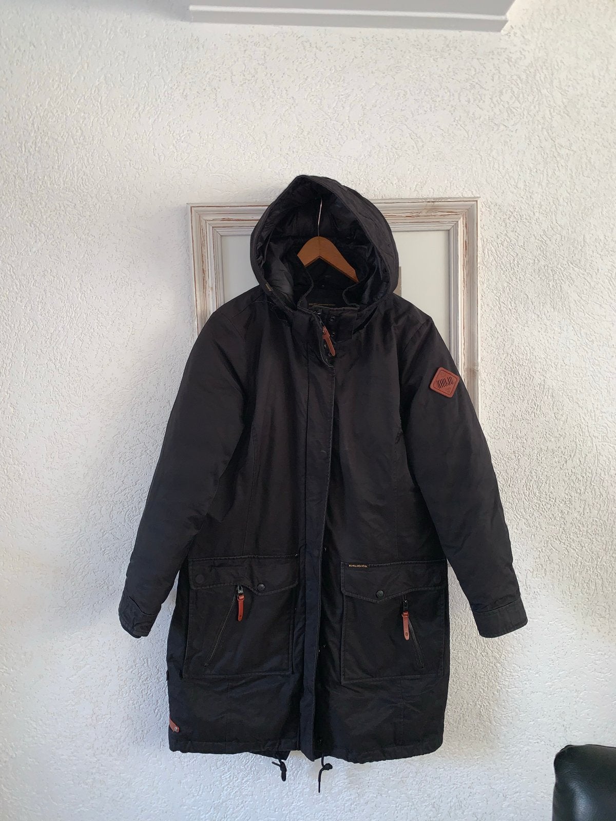 Khujo Vittoria winterjas dames - Maat XL, Ophalen of Verzenden, Zo goed als nieuw, Maat 46/48 (XL) of groter, Zwart