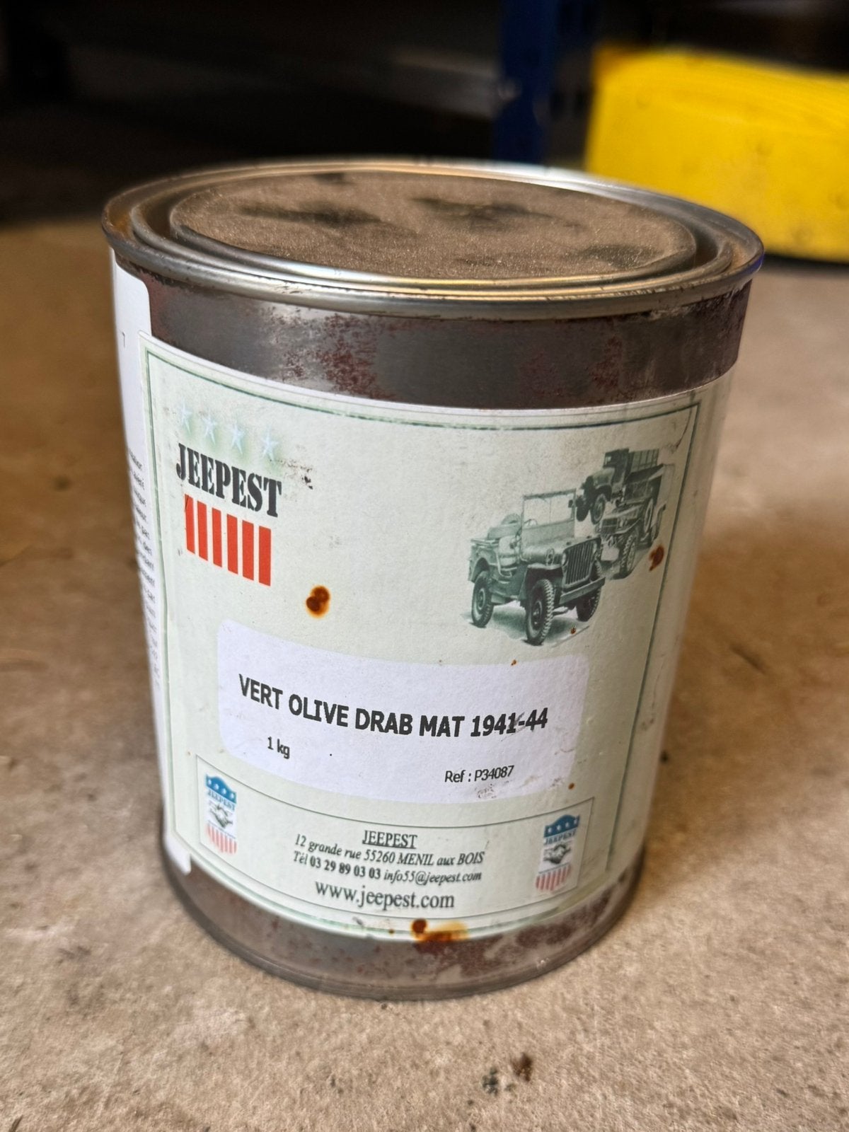 Jeepest groene verf, Nieuw, Ophalen of Verzenden, Verf, Minder dan 5 liter