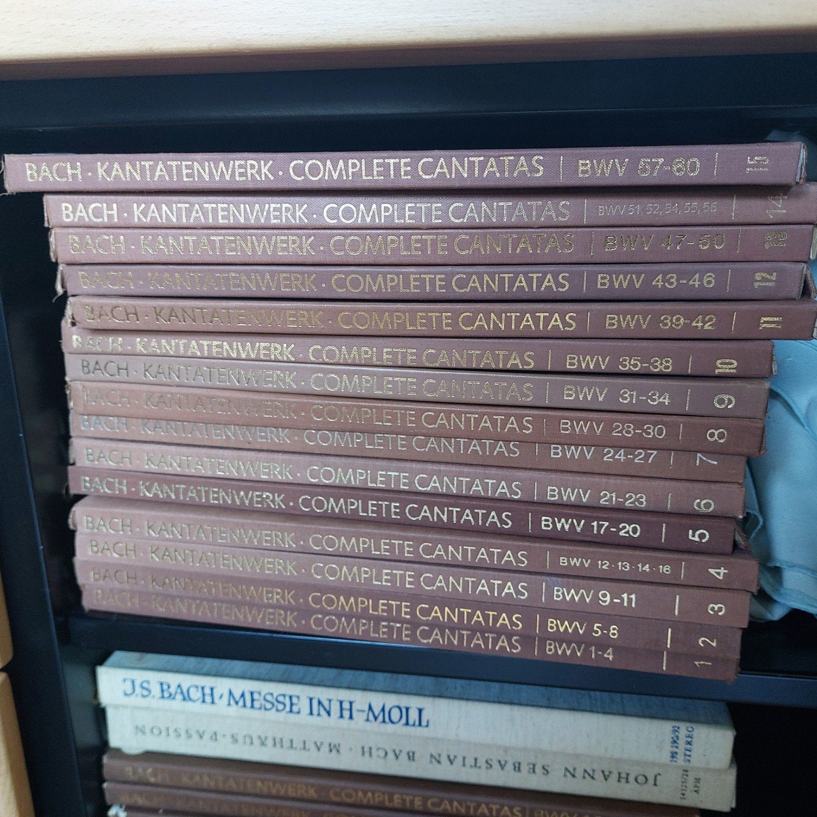 Bach Kantatenwerk - Complete Cantatas (diverse delen), Gebruikt, Boxset, Ophalen of Verzenden, Inclusief boekje