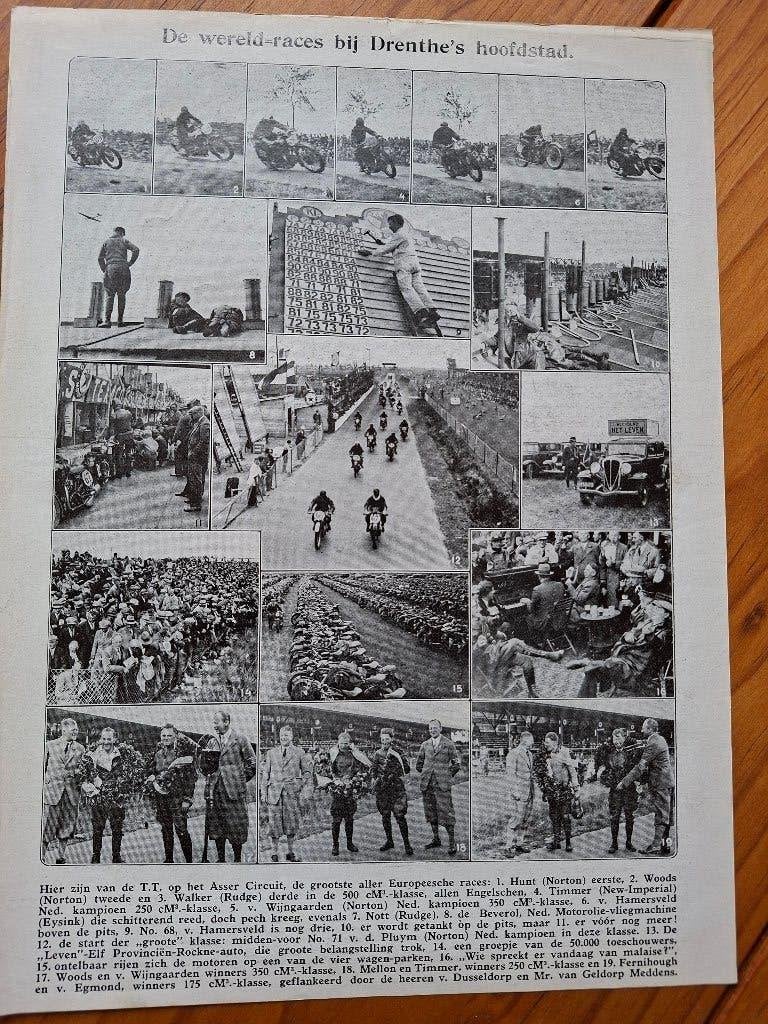 TT Assen, Ophalen of Verzenden, 1940 tot 1960, Nederland, Krant