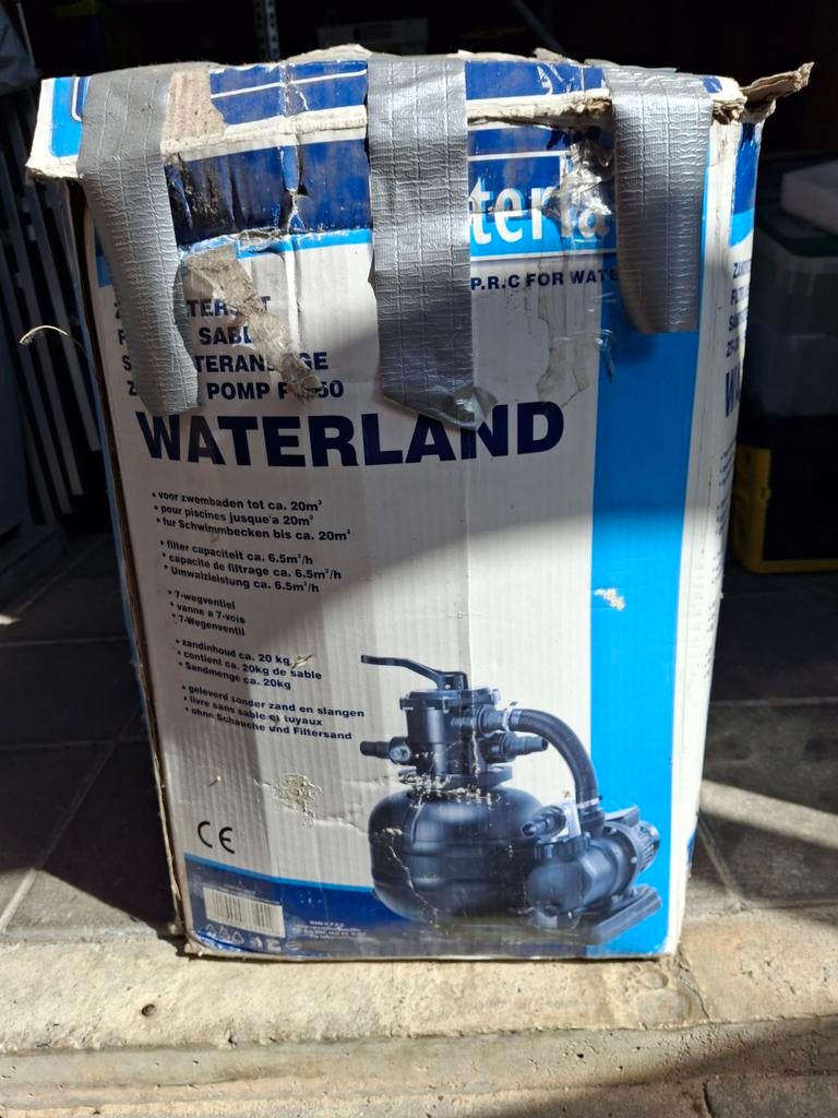 Waterland zandfilterpomp - Goed onderhouden, Ophalen of Verzenden, Gebruikt, Elektrisch, Beregeningspomp