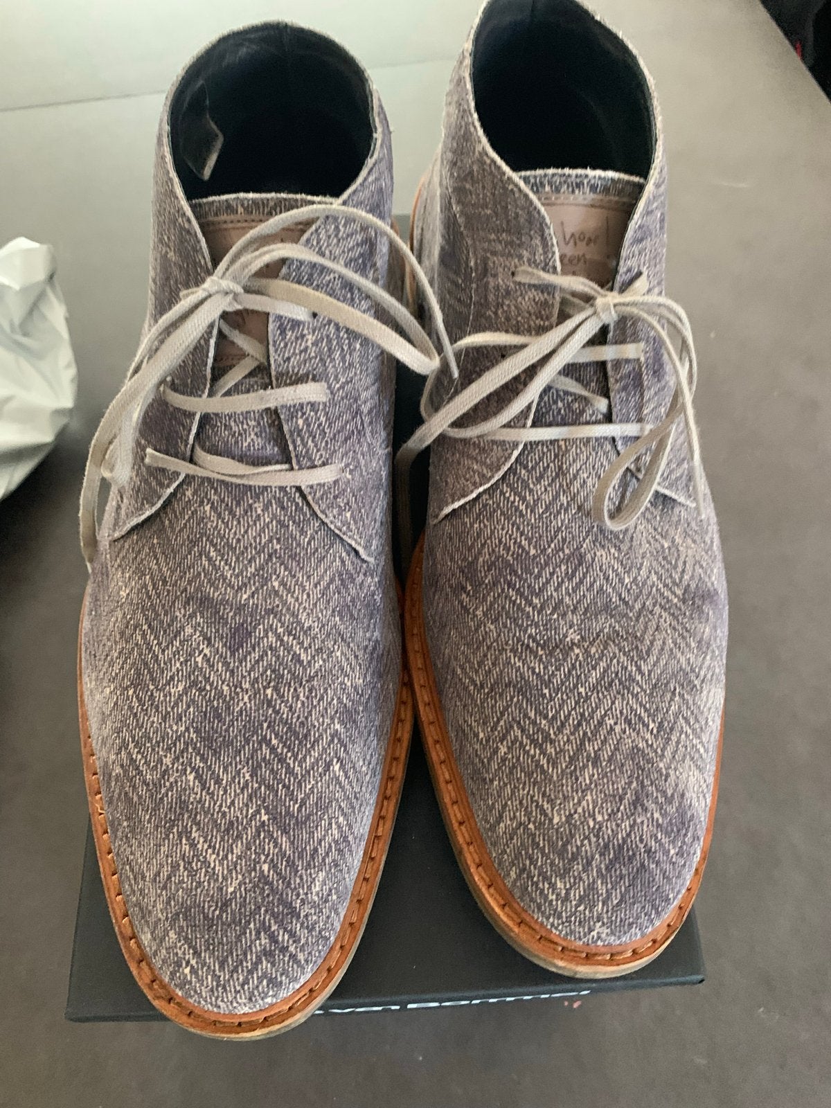 Floris van Bommel  heren schoenen maat 7.5(41), Blauw, Ophalen of Verzenden, Zo goed als nieuw, Veterschoenen