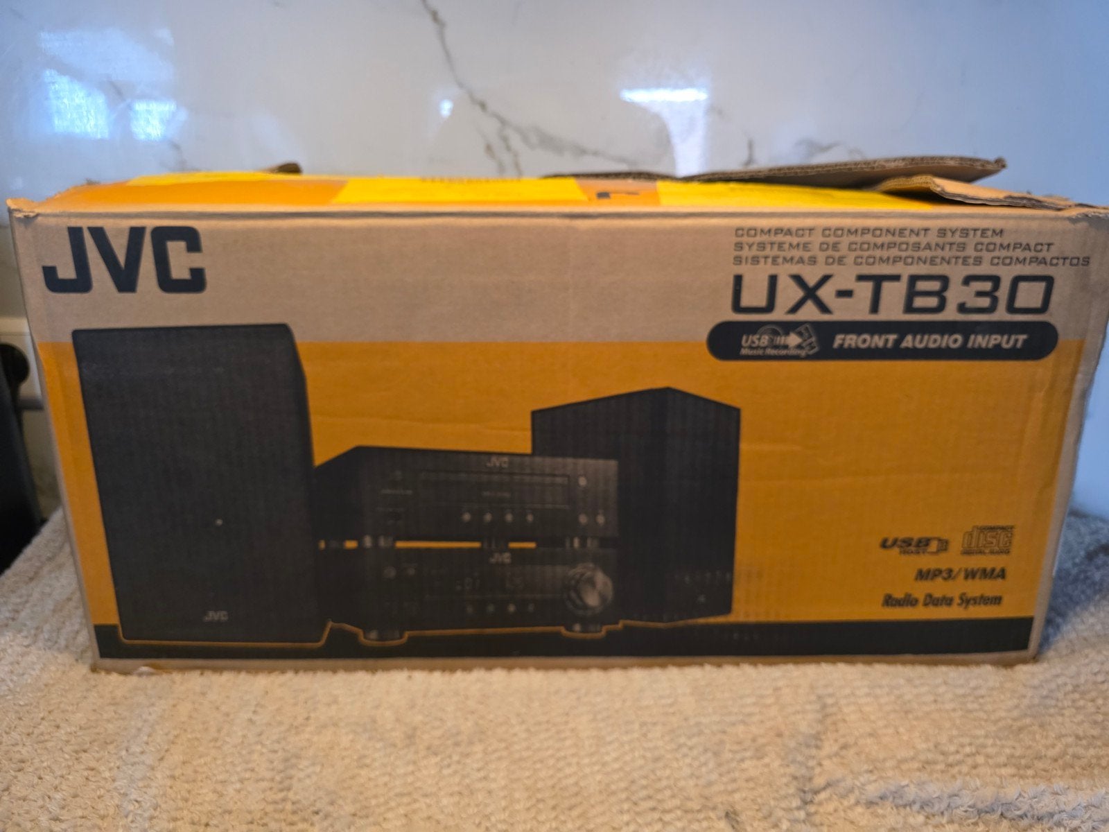 JVC UX-TB30 Stereo Set – Compleet met Doos & Afstandsbedieni