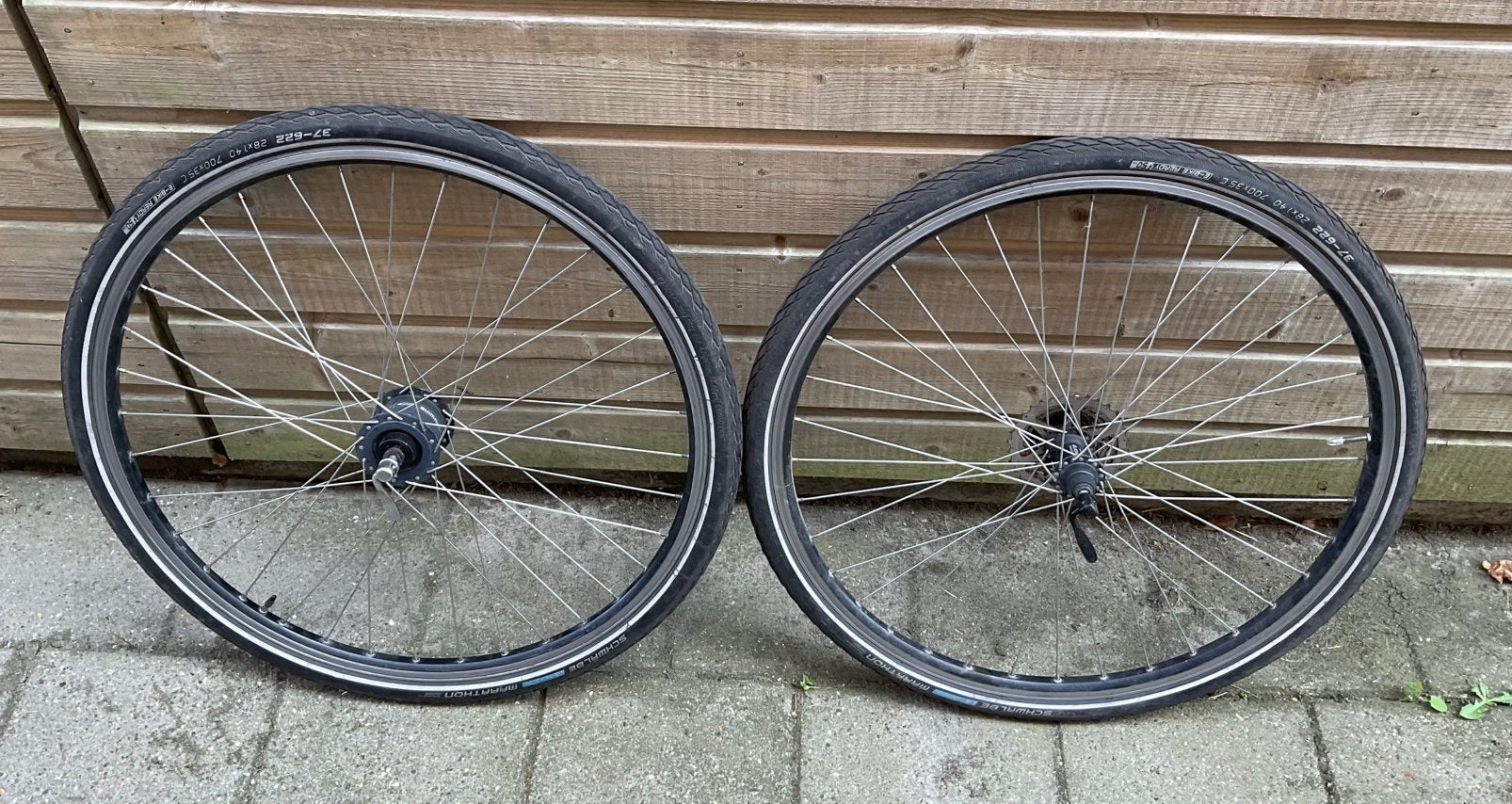 Koga Prominence Deore wielset, Fietsen en Brommers, Fietsonderdelen, Wiel, Gebruikt, Ophalen of Verzenden, Aluminium