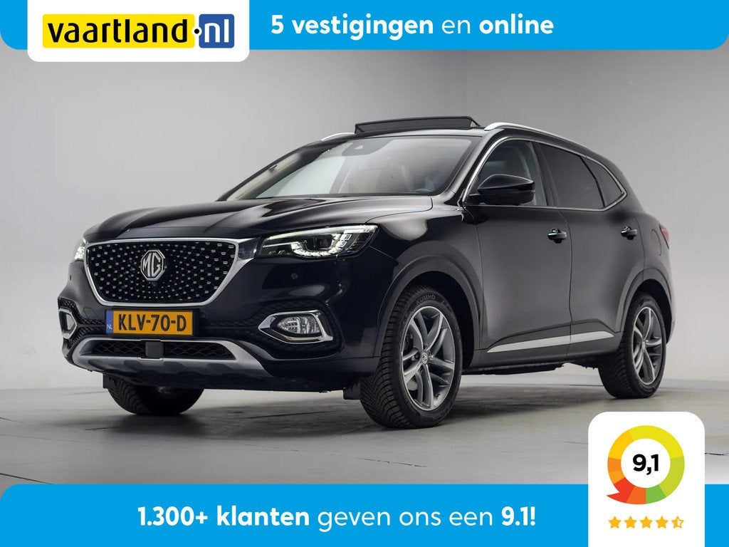 MG EHS 1.5 TGDI PHEV Luxury [ Panorama Leder Navi LED ], Auto's, MG, Gebruikt, 4 cilinders, 258 pk, Zwart