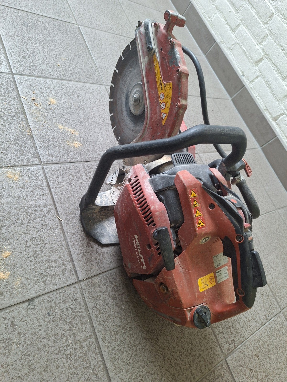 Hilti Betonzaag DSH 600-X - Krachtig en Betrouwbaar, Gebruikt, 70 mm of meer, Overige typen, 1200 watt of meer