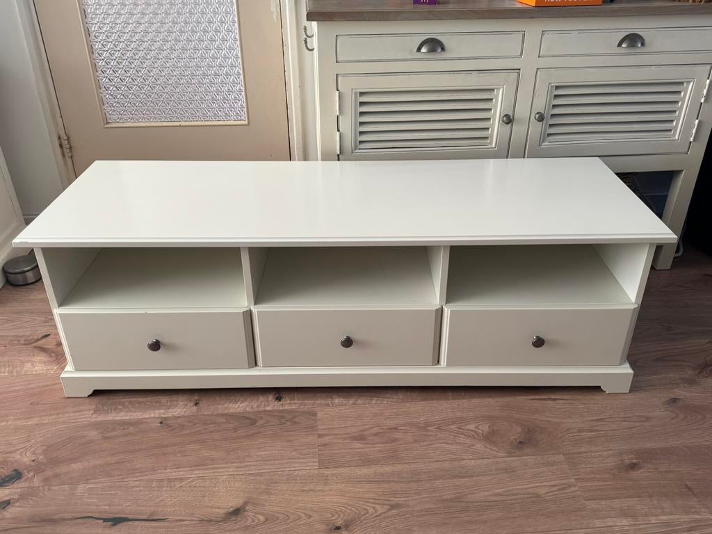 Ikea Liatorp tv meubel., Ophalen, Gebruikt, 100 tot 150 cm, Minder dan 100 cm