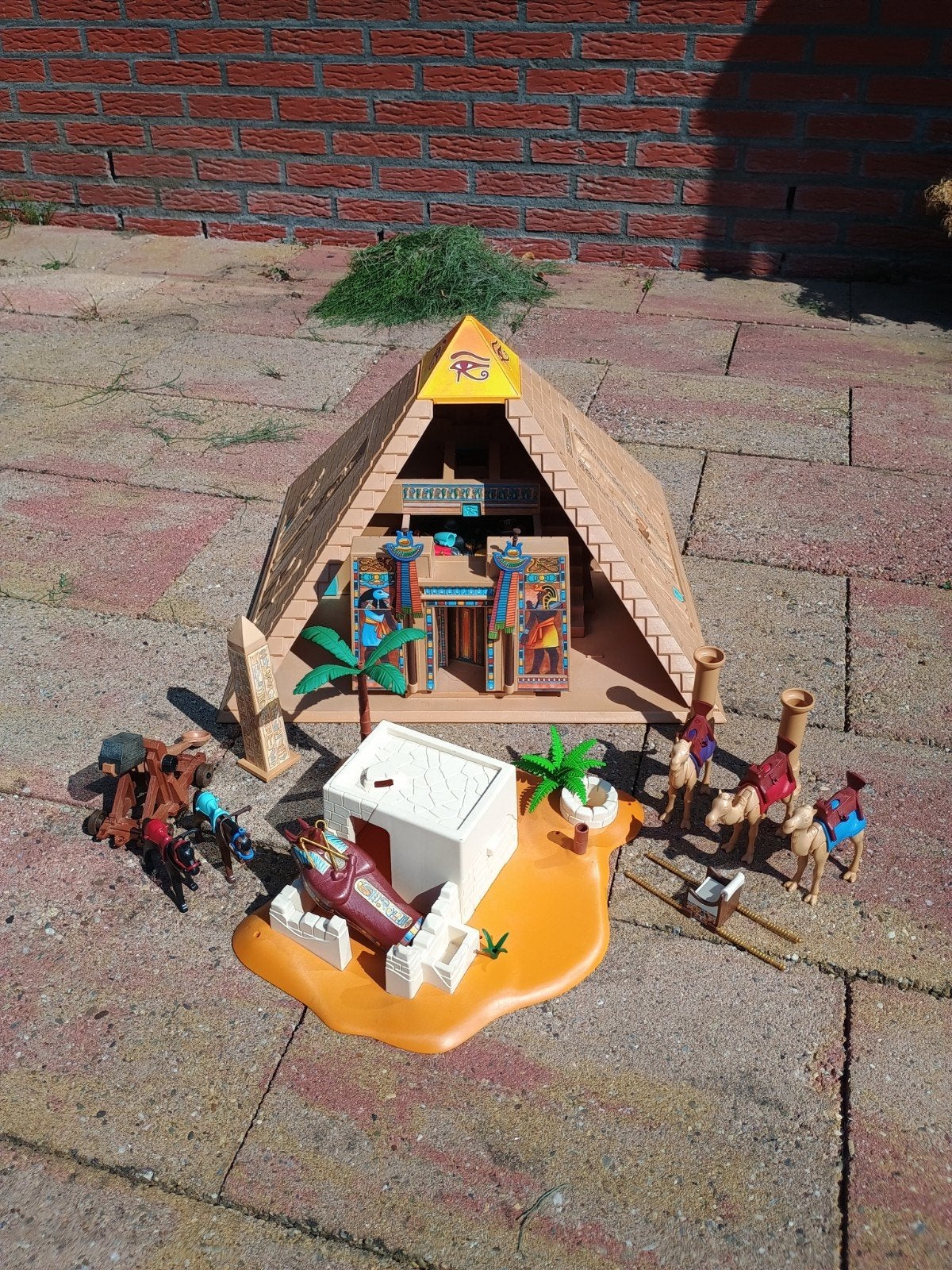 Playmobil Piramide met veel extra figuren, Ophalen of Verzenden, Gebruikt, Jongen of Meisje