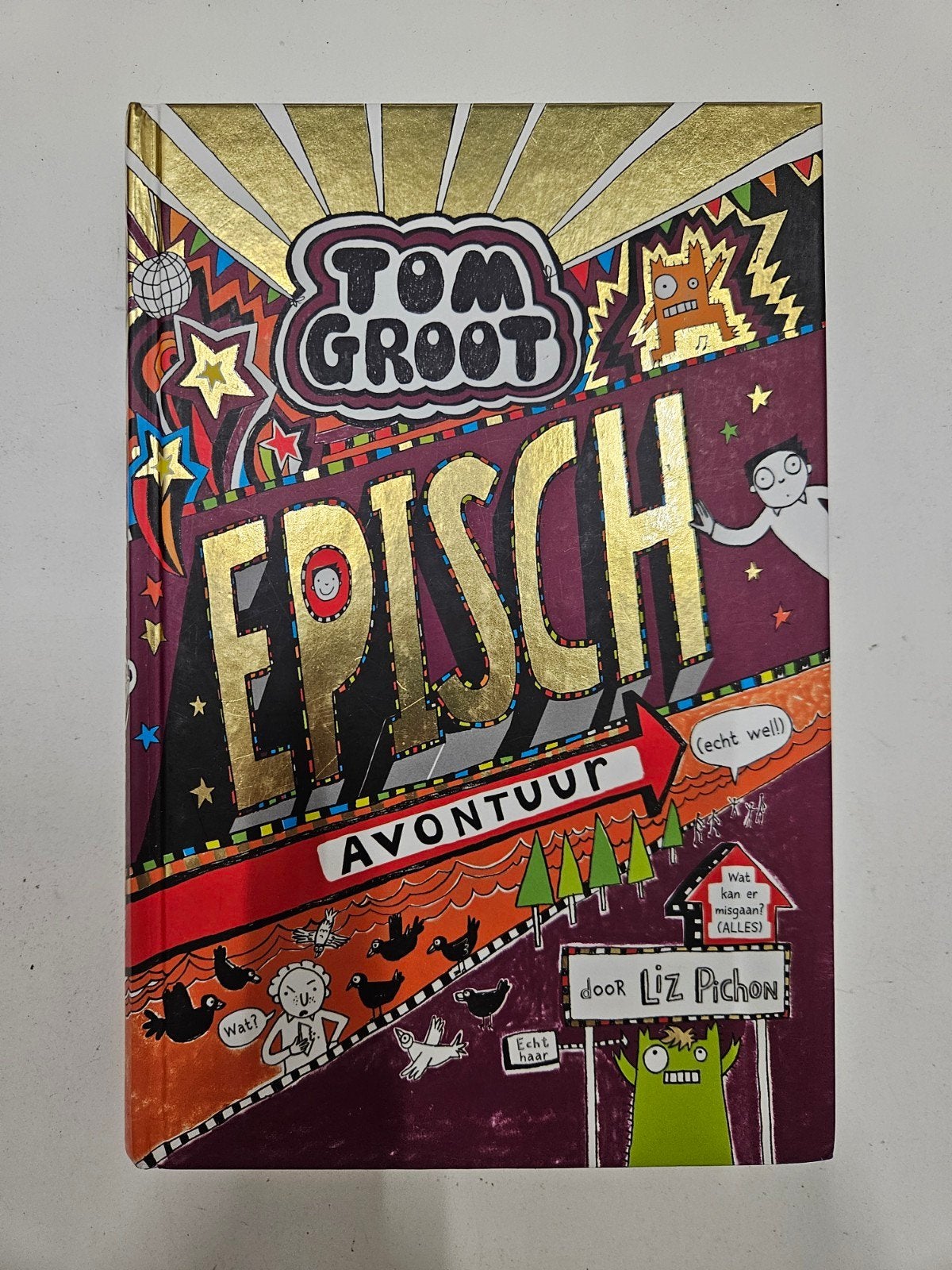 Liz Pichon - Episch avontuur (echt wel!), Ophalen of Verzenden, Zo goed als nieuw, Liz Pichon