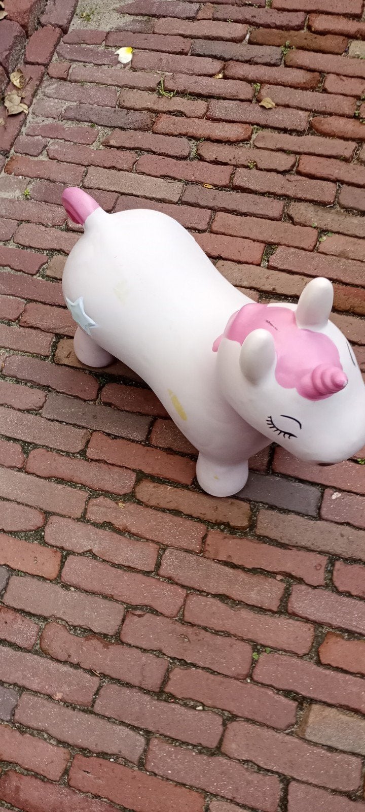 Opblaasbaar eenhoorn springdier voor kinderen, Kinderen en Baby's, Ophalen, Gebruikt, Jongen of Meisje