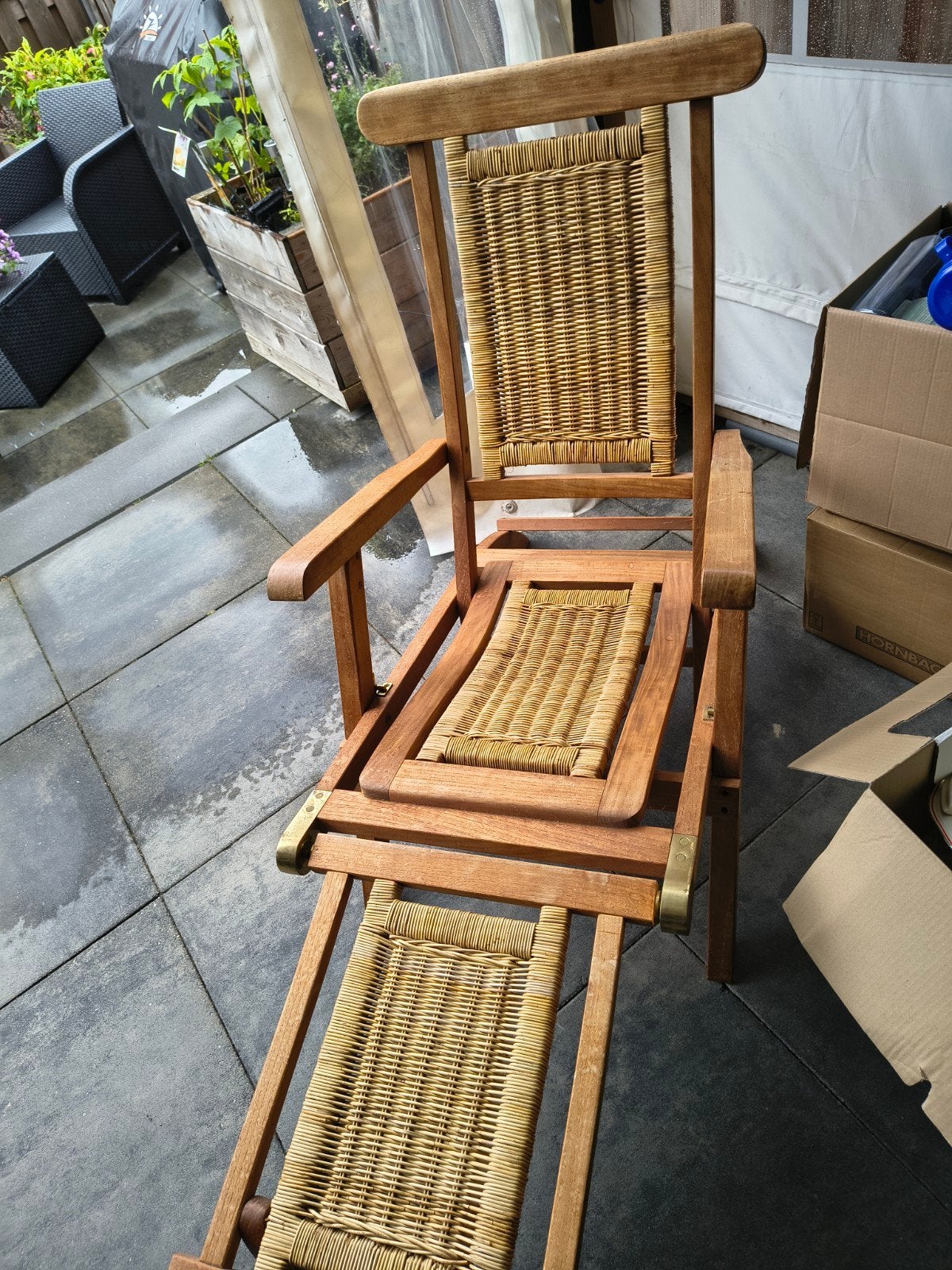 Leuke houten tuin/ligstoel, Ophalen, Hout
