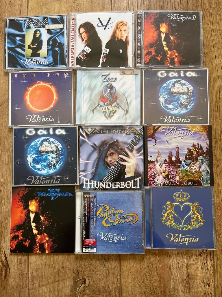 Valensia CD Collectie - Diverse Albums - Robby Valentine, Ophalen of Verzenden, Gebruikt, Progressive