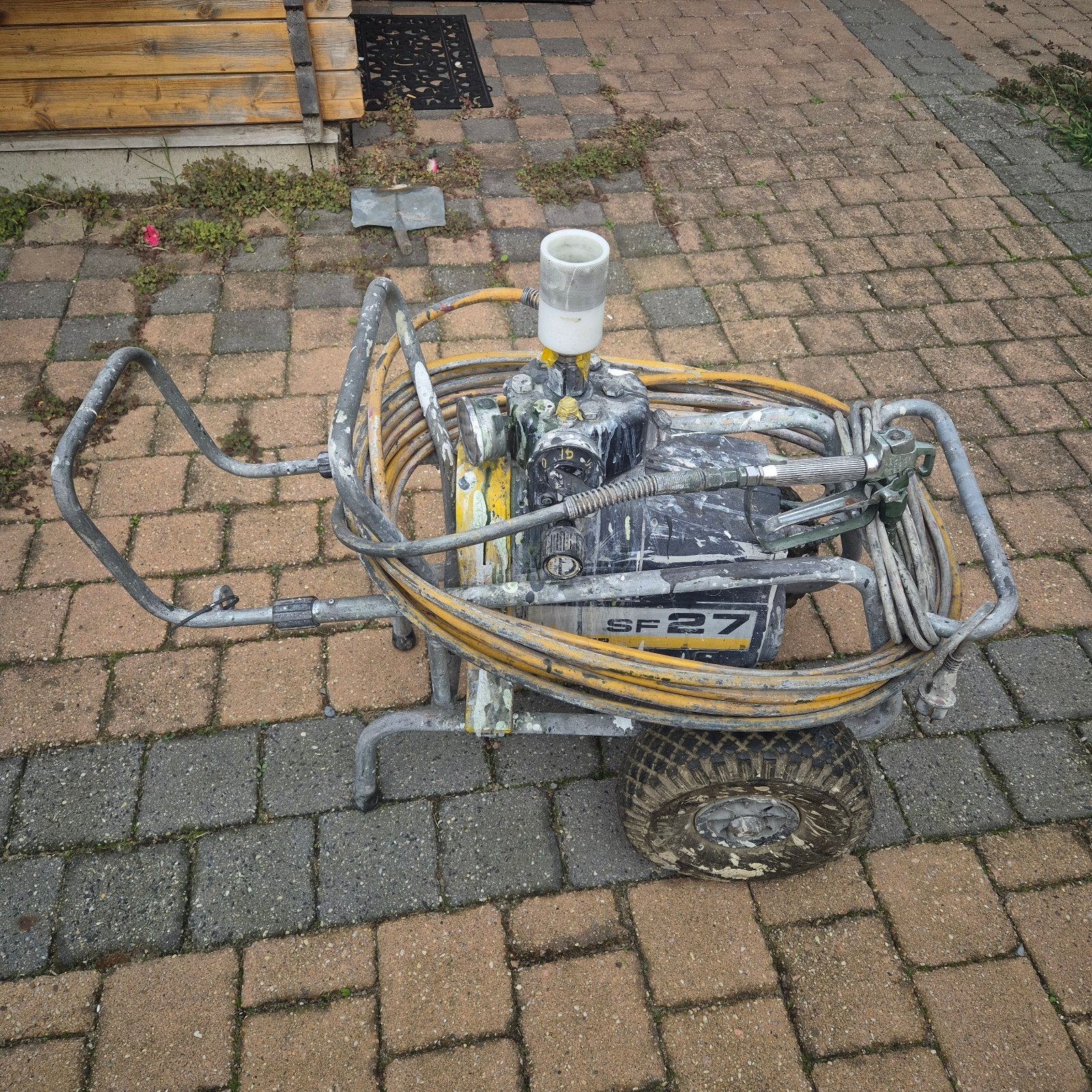 Wagner SF 27 Verfspuit - Professionele Airless Spuit, Ophalen, Gebruikt, Verfspuit of Verfpomp