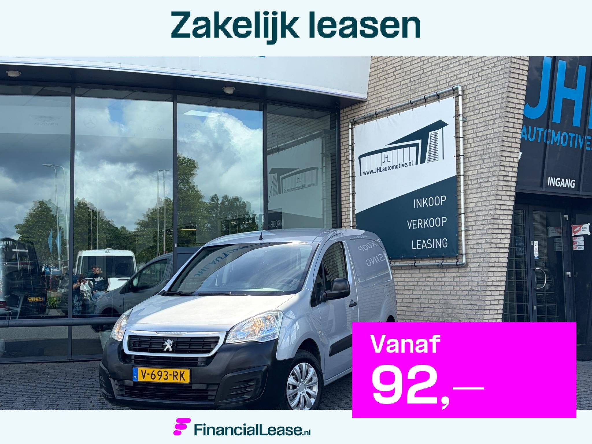 Peugeot Partner 120 1.6 BlueHDi 75 L1 Premium*AIRCO*CRUISE*P, Voorwielaandrijving, Stof, 4 cilinders, 23 km/l