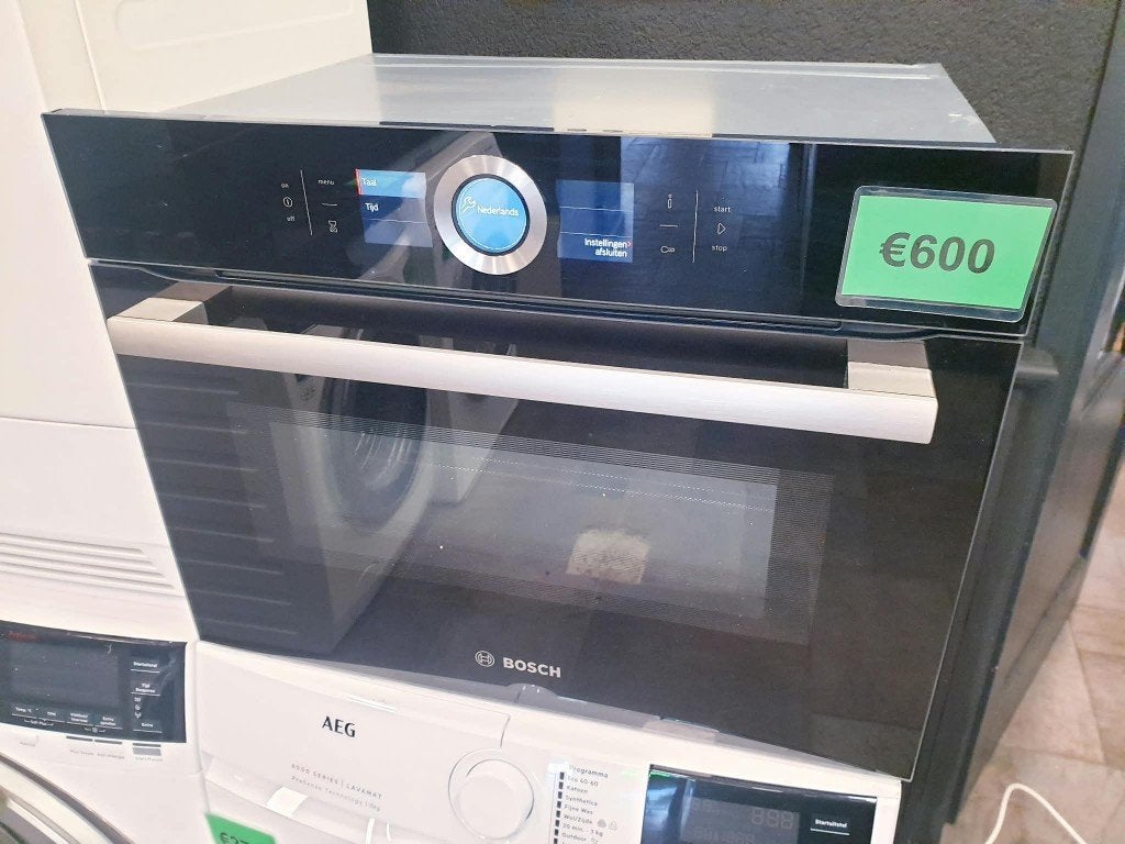 Bosch combi oven Serie8 inbouw 45bij60 6mnd garantie, Witgoed en Apparatuur, Ovens, Ophalen, Bosch, Inbouw, Hete lucht