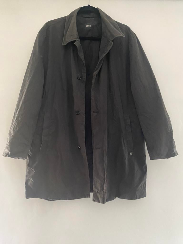 Hugo Boss jas zwart – maat L/XL, Kleding | Heren, Ophalen of Verzenden, Gedragen, Maat 52/54 (L), Zwart