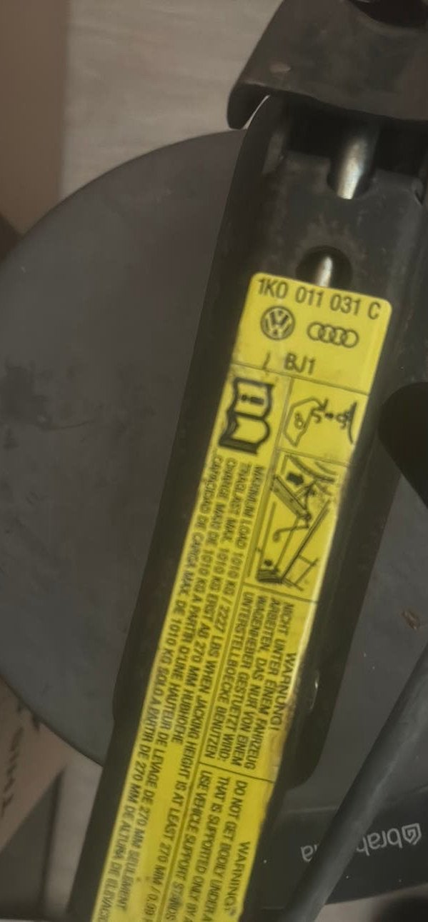 Vw en audi schaarwagenkrik goeden staat, Ophalen of Verzenden, Zo goed als nieuw, Manueel, Schaarkrik