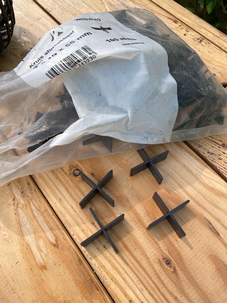 Afbreekbare Voegkruisjes 3 x 19 x 55, Ophalen, Nieuw
