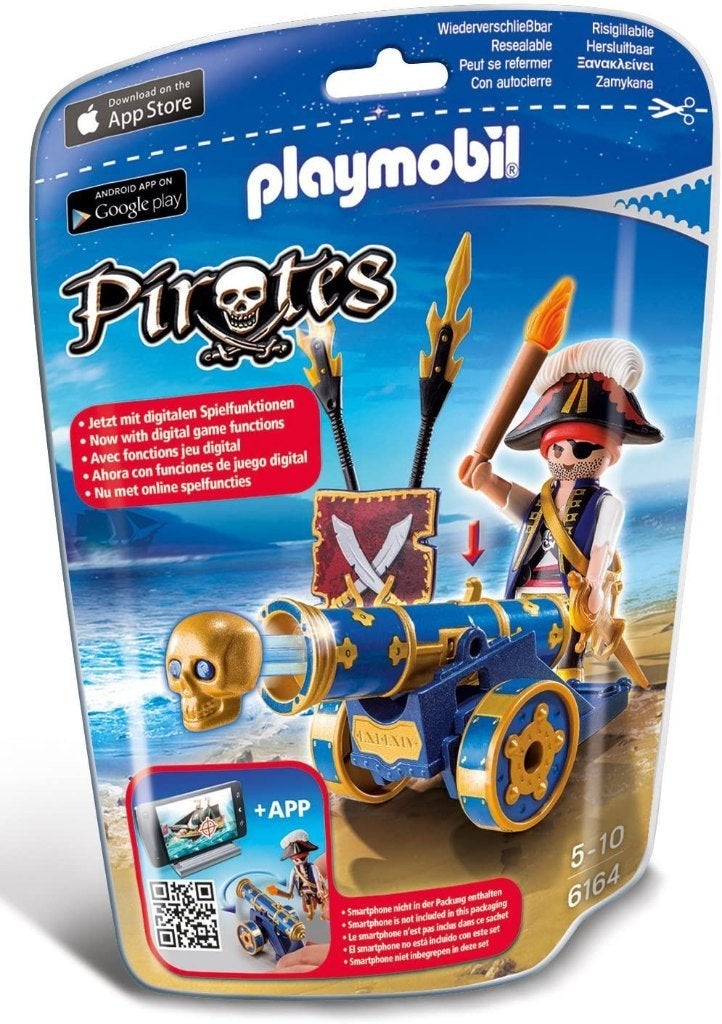 🎁 Playmobil 6164 - Zeerover blauw kanon 🎁, Ophalen of Verzenden, Nieuw, Complete set
