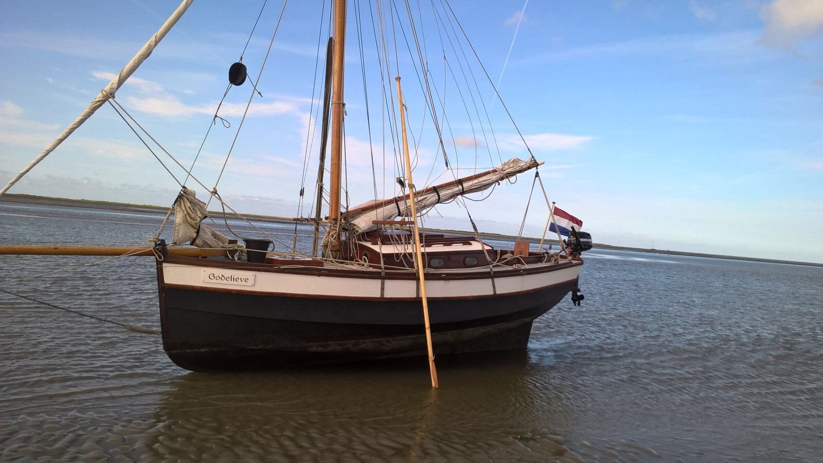 Zeilkotter ter overname, Watersport en Boten, Kajuitzeilboten en Zeiljachten, Ophalen, Gebruikt, 5 pk, 80 cm