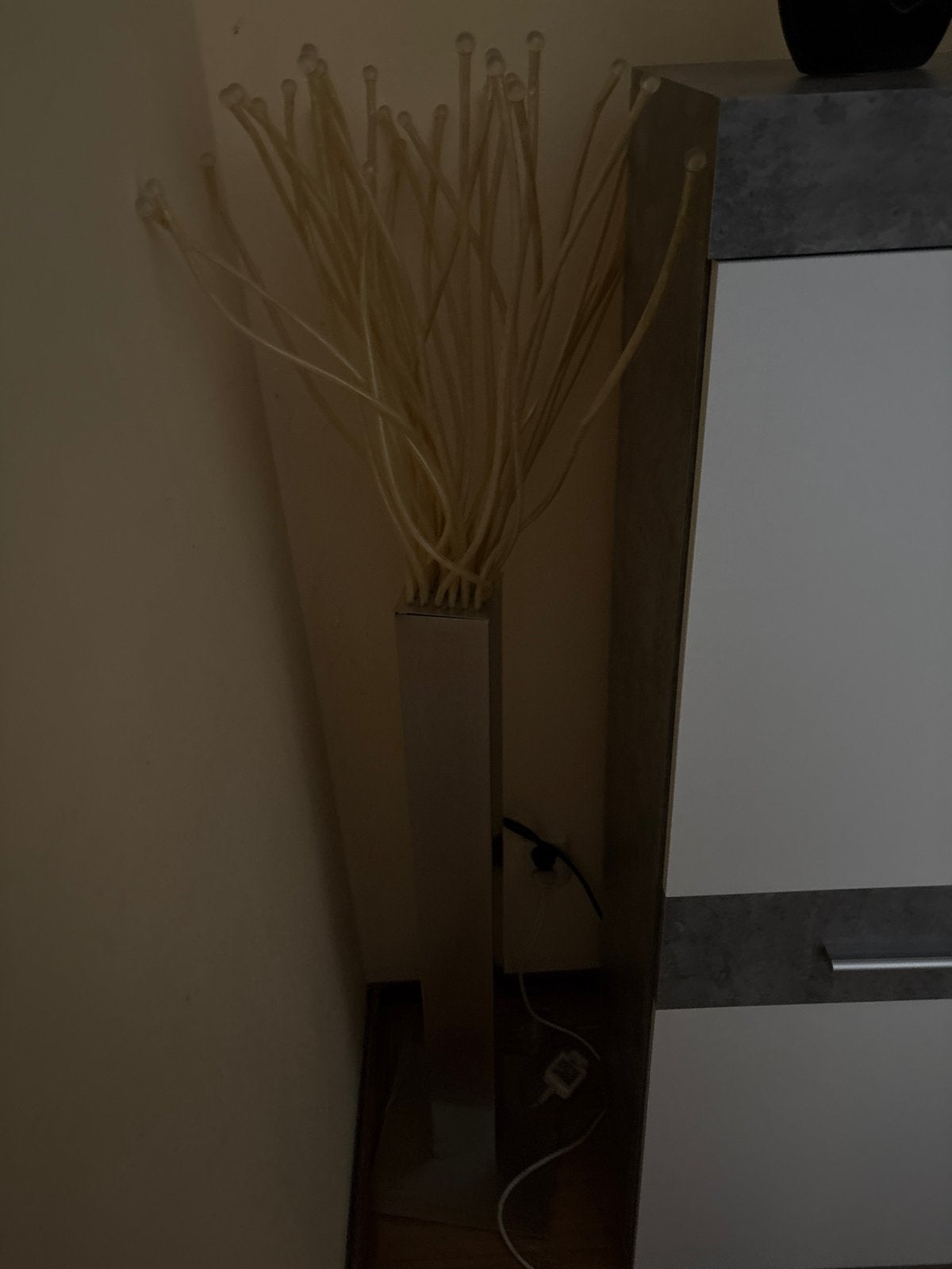 Set van 3 Fiber Optic Tafellampen - Sfeerlampen, Gebruikt, Sfeerlamp, Grijs, Modern