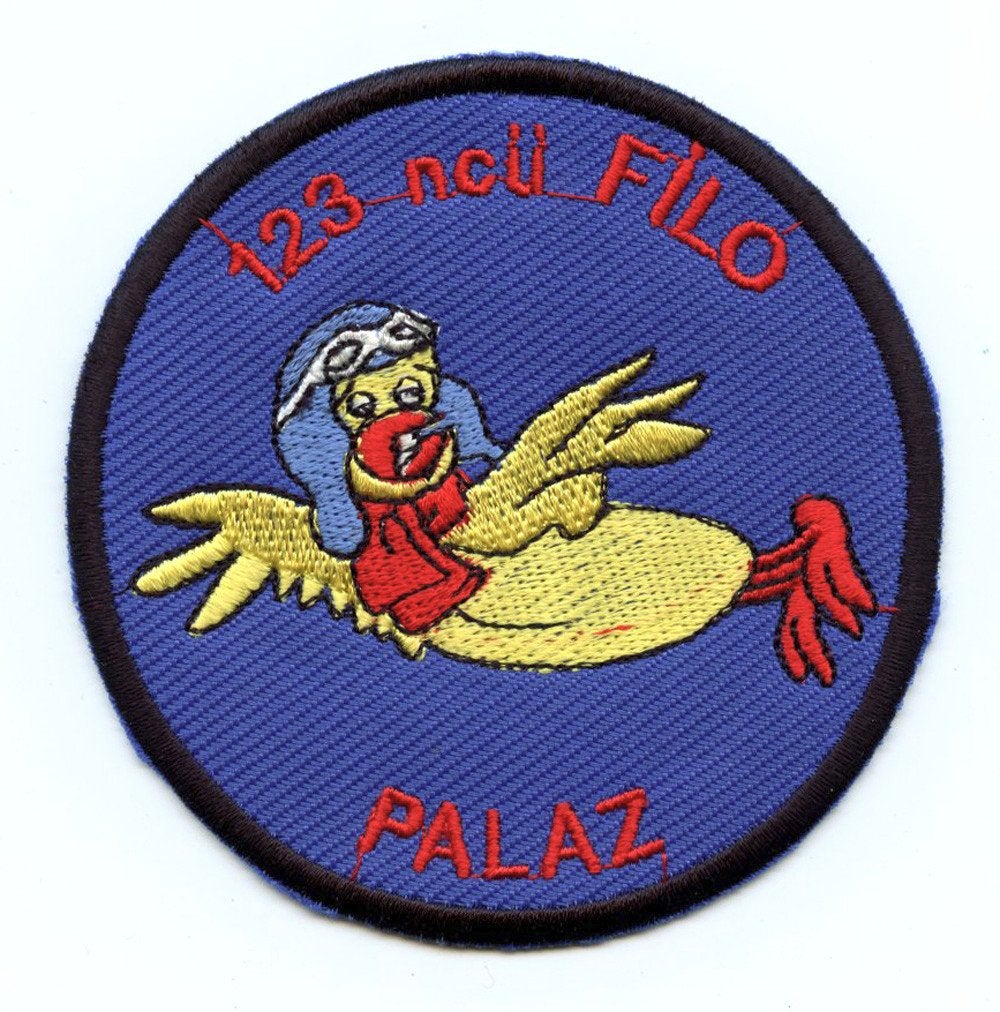 Turkish air force patch 123 Filo SF-260D Izmir-Cigli, Ophalen of Verzenden, Luchtmacht, Overige gebieden, Embleem of Badge