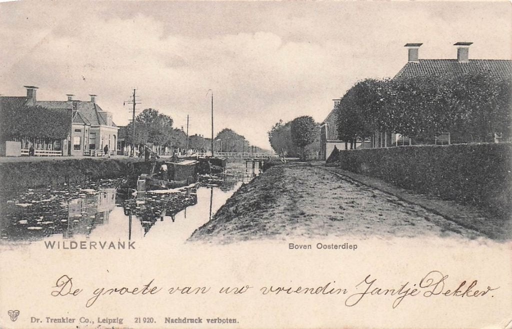 703-139-017 Wildervank Boven Oosterdiep, Verzamelen, Ophalen of Verzenden, Voor 1920, Groningen