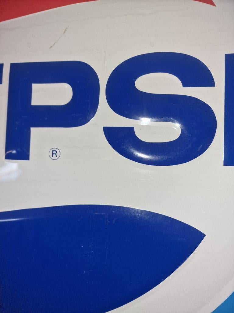 Pepsi emaille  1971, Verzamelen, Merken en Reclamevoorwerpen, Ophalen, Gebruikt, Reclamebord