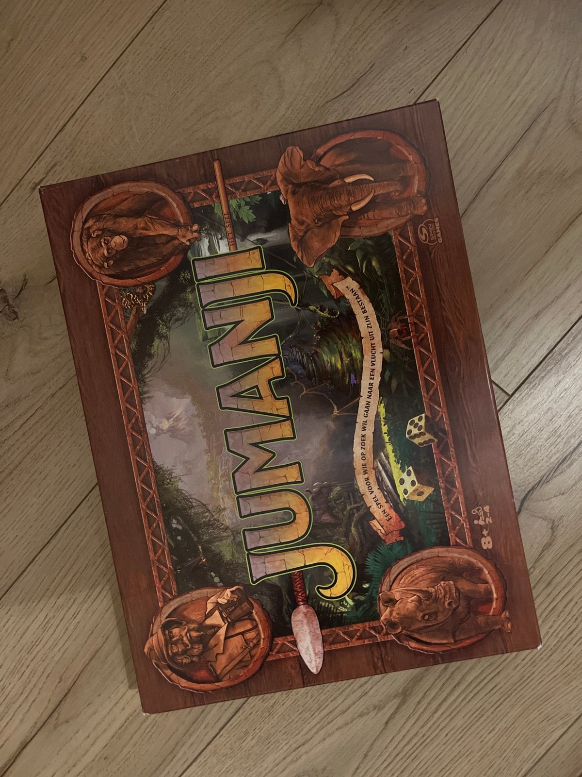 Jumanji Bordspel - Avontuurlijk Gezinsspel, Drie of vier spelers, Ophalen of Verzenden, Zo goed als nieuw