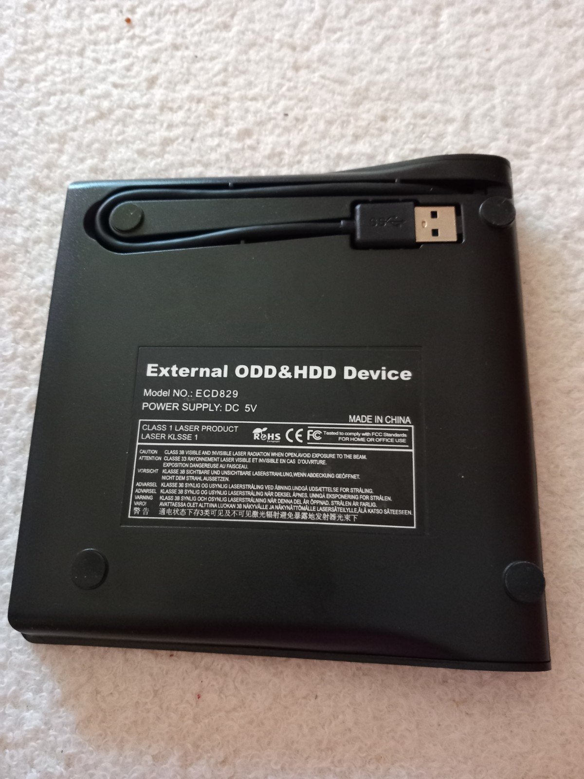 externe DVD-RW cd/dvd speler en brander plug en play nieuw, Nieuw, Dvd, Extern, MacOS