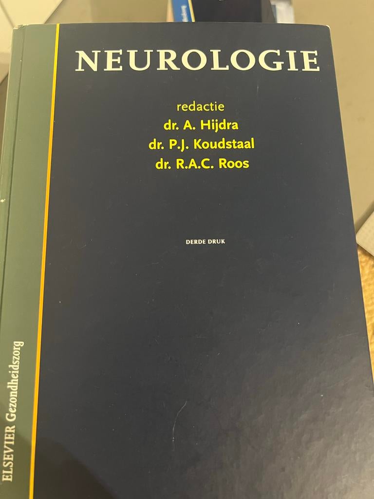 Neurologie - Derde Druk, Boeken, Studieboeken en Cursussen, Gelezen, HBO, Beta, Ophalen of Verzenden