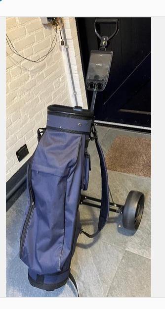 Golfkar trolley Turfmaster Glider, Sport en Fitness, Golf, Ophalen, Gebruikt, Golfkar, Overige merken