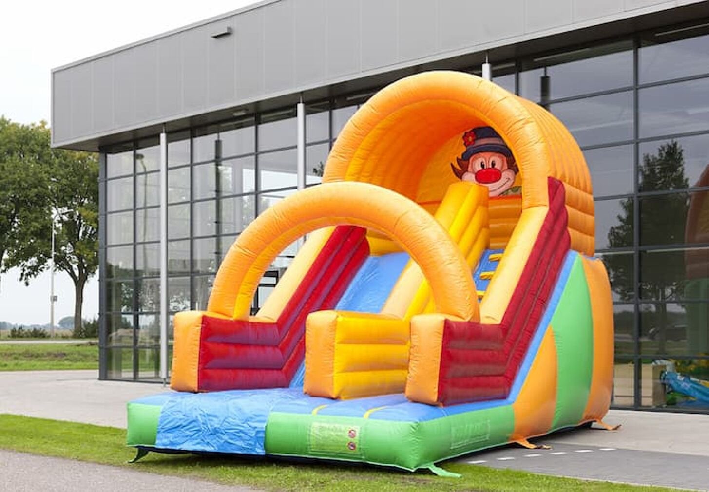 Clown slide te koop! Springkussen te koop, Kinderen en Baby's, Ophalen, Gebruikt