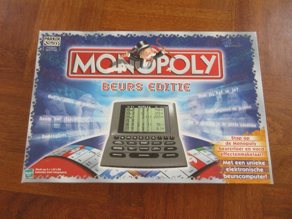 Monopoly Beurs Editie, Een of twee spelers, Ophalen of Verzenden, Gebruikt, Parker