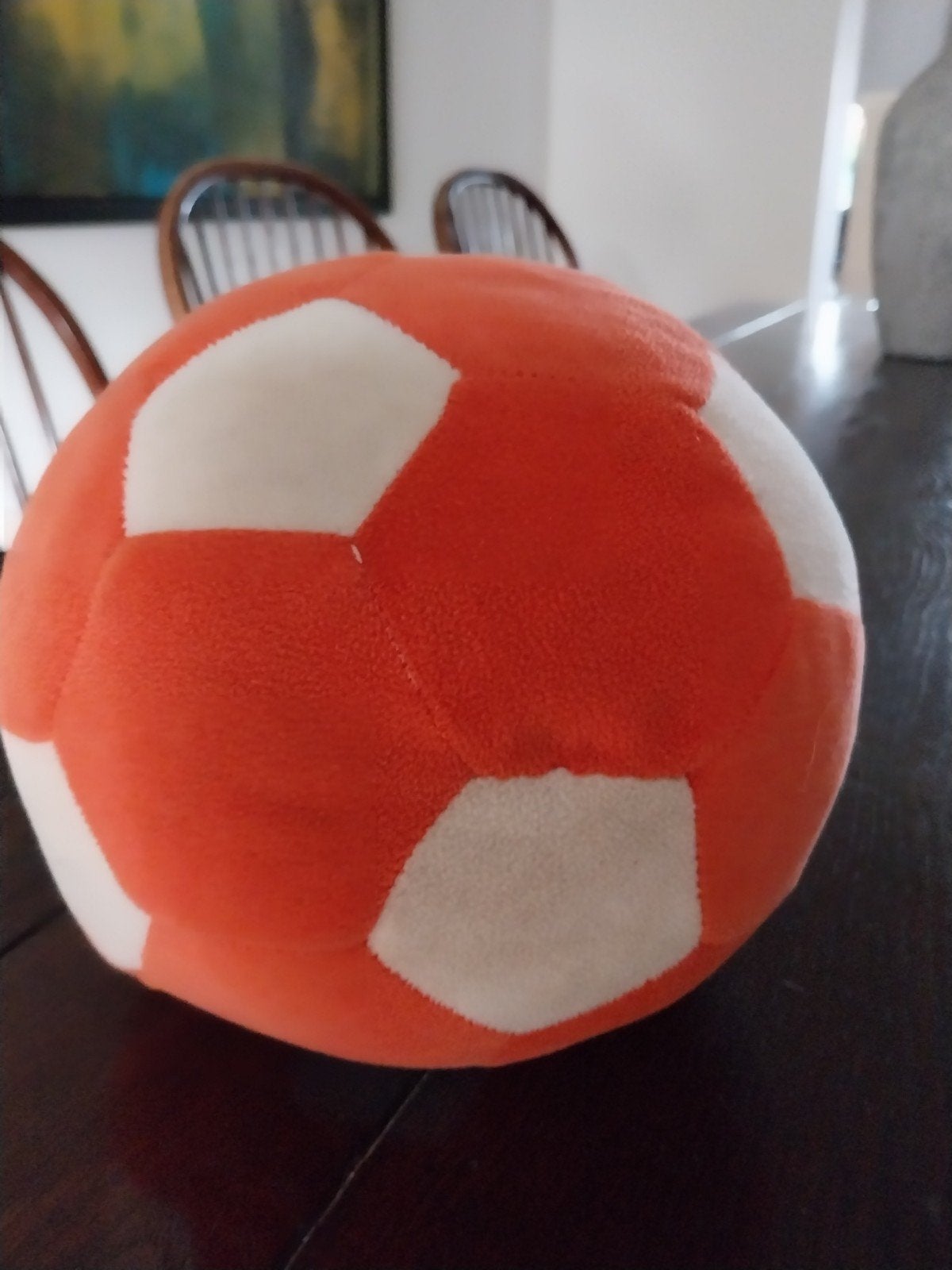 ORANJE STOFFEN BAL, Maat XL, Ophalen of Verzenden, Bal