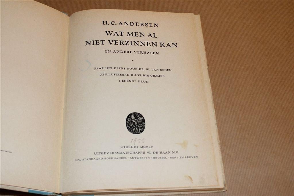 Rie Cramer\'s Sprookjes van Andersen — Vintage Editie [1955], Boeken, Ophalen of Verzenden, Gelezen