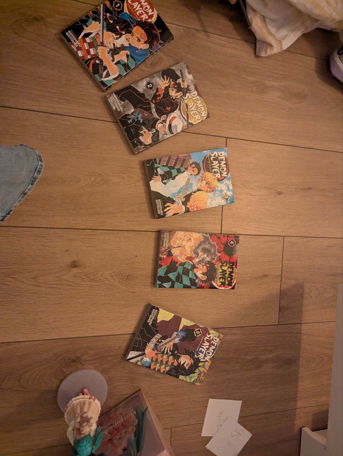 Demon Slayer Manga Deel 1-5 (Engels), Boeken, Ophalen of Verzenden