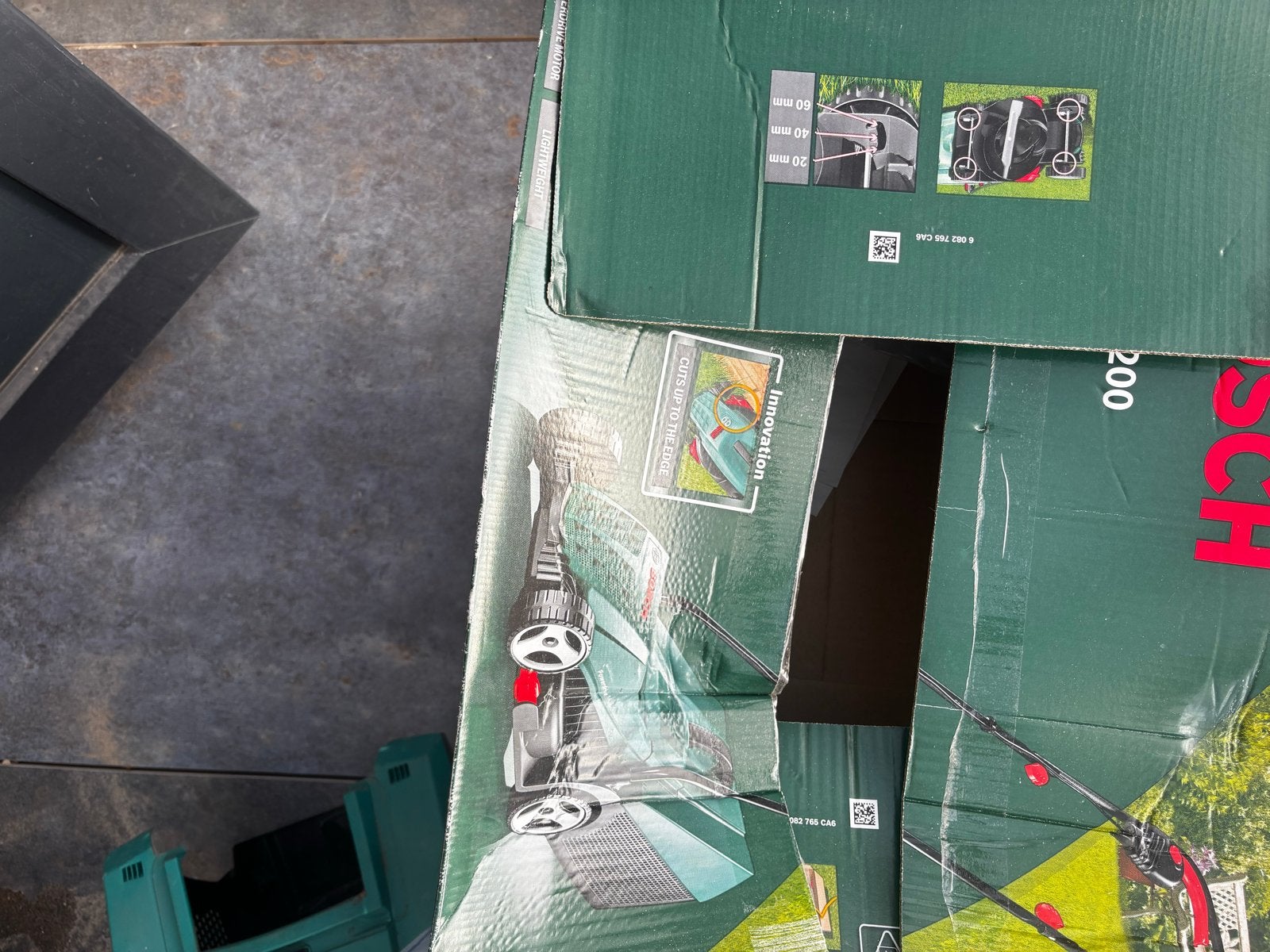 Bosch ARM 3200 elektrische grasmaaier met opvangbak, Tuin en Terras, Ophalen, Gebruikt, Elektrische grasmaaier, Opvangbak