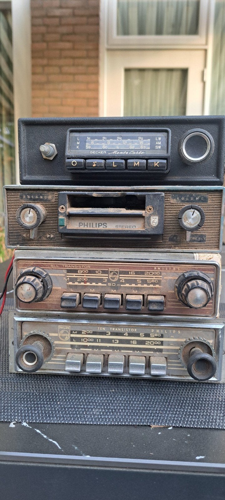 autoradio's Philips en Becker Monte carlo, Auto diversen, Ophalen of Verzenden, Gebruikt