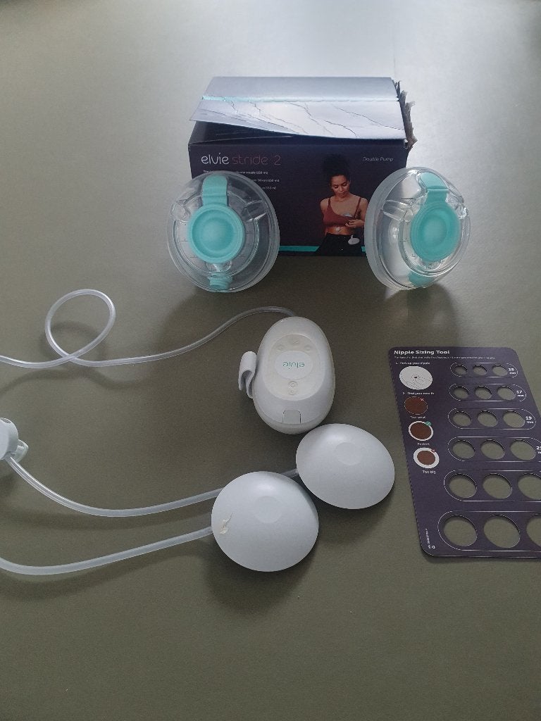 Elvie Stride 2 dubbele borstkolf, Kinderen en Baby's, Ophalen of Verzenden, Zo goed als nieuw, Elvie, Automatisch