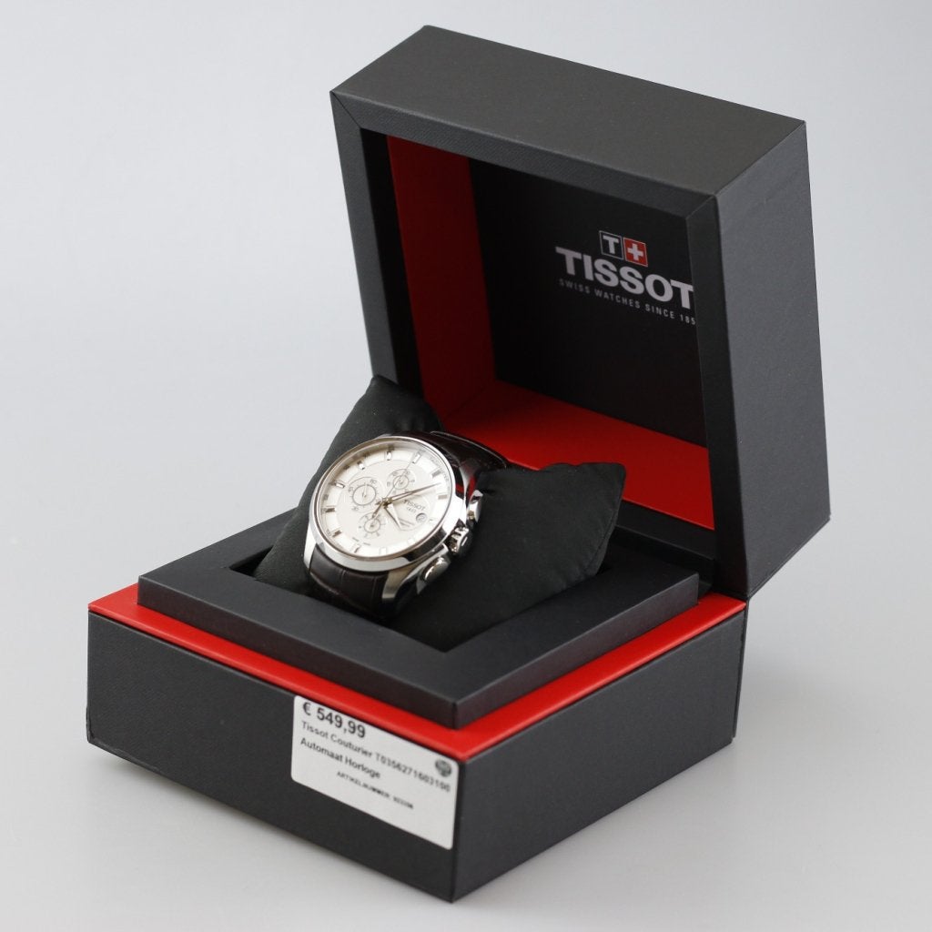Tissot Couturier T0356271603100 Automaat Horloge, Tissot, Zo goed als nieuw, Support@tissot.com, Rue Louis-Joseph Chevalier 1
2002 NeuchÃ¢tel
Switzerland