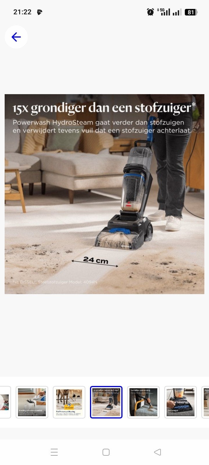 2x BISSELL Revolution HydroSteam Tapijtreiniger - Nieuw!, Inclusief accessoires, Overige merken, Nieuw, Ophalen of Verzenden