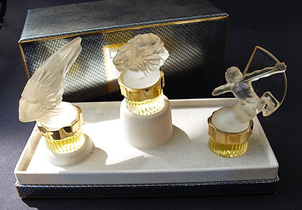 Lalique - Les Mascottes - miniaturen - gevuld         (5), Ophalen of Verzenden