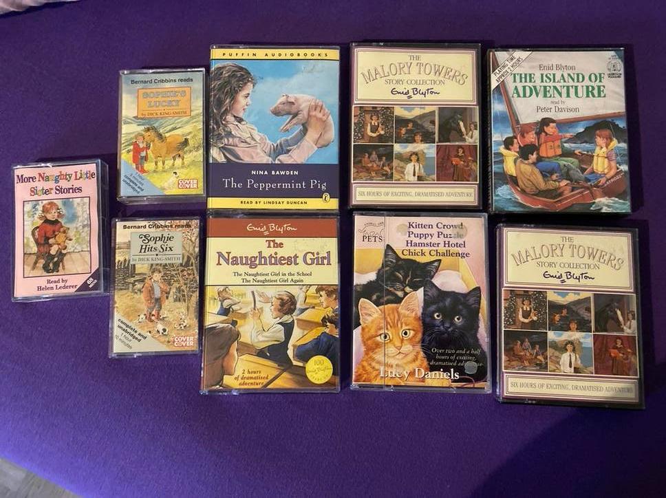Collectie kinderluisterboeken op cassettebandjes setprijs, Gebruikt, 2 t/m 25 bandjes, Kinderen en Jeugd, Ophalen of Verzenden
