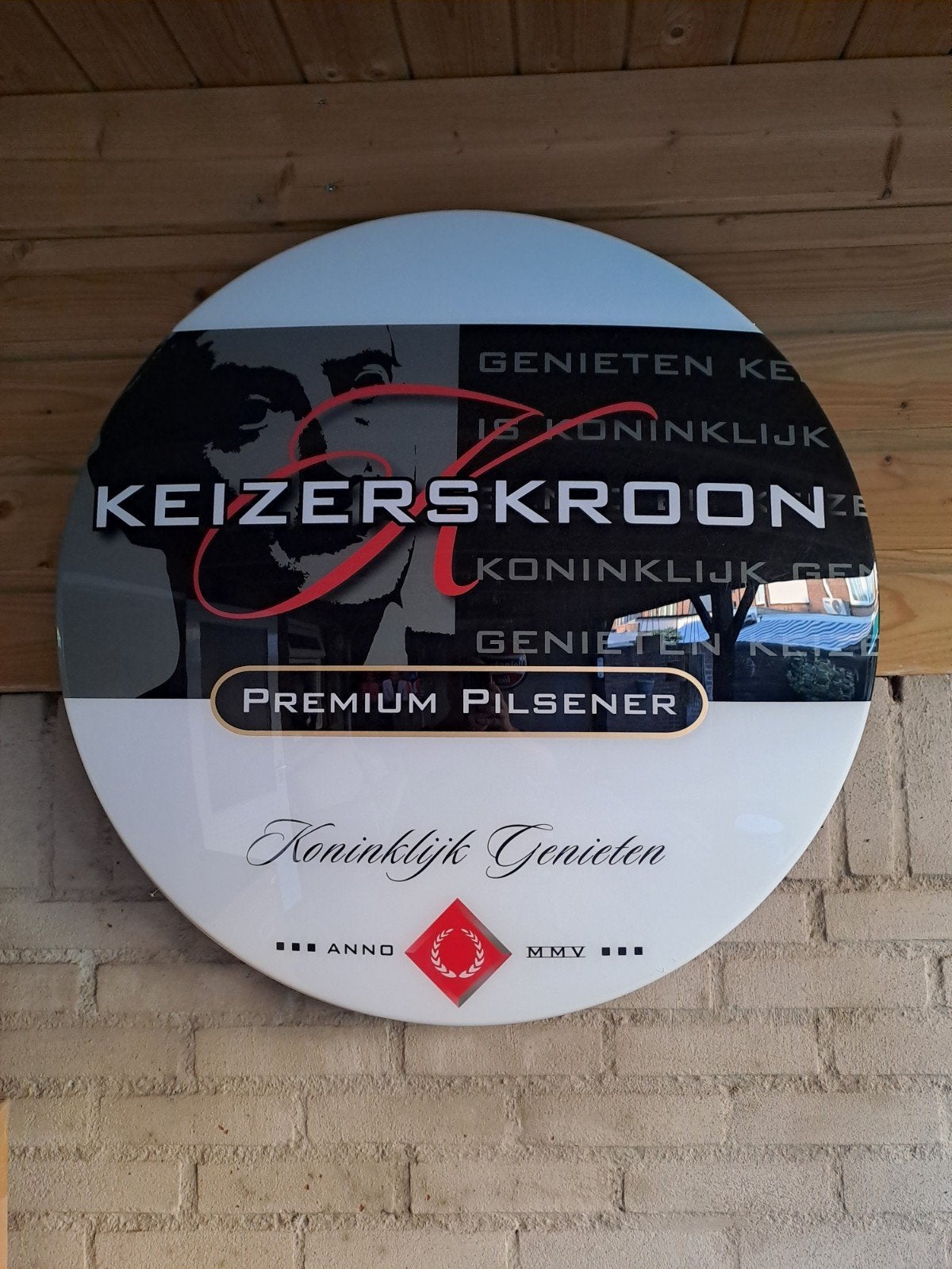 Keizerskroon Lichtbak - Premium Pilsener Reclamebord, Ophalen, Gebruikt, Lichtbak of (neon) lamp